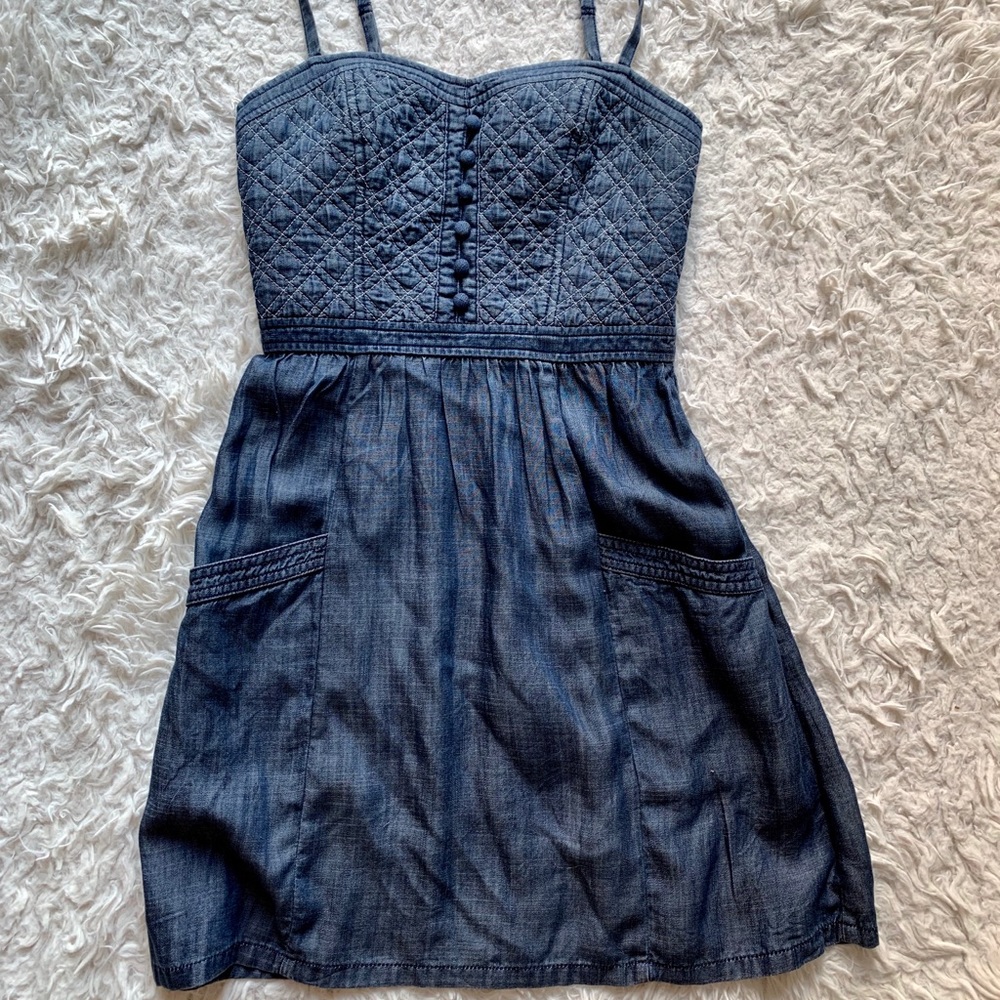 Blue jean/denim dress - size small
